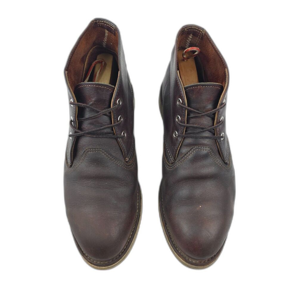 Red Wing Shoes Brown Leather Chukka Boots